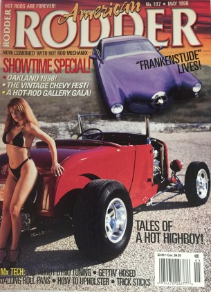 AMERICAN RODDER 1998 MAY - TAILPAN, CUSTOM UPHOLSTERY, GRAND NAT ROADSTERS